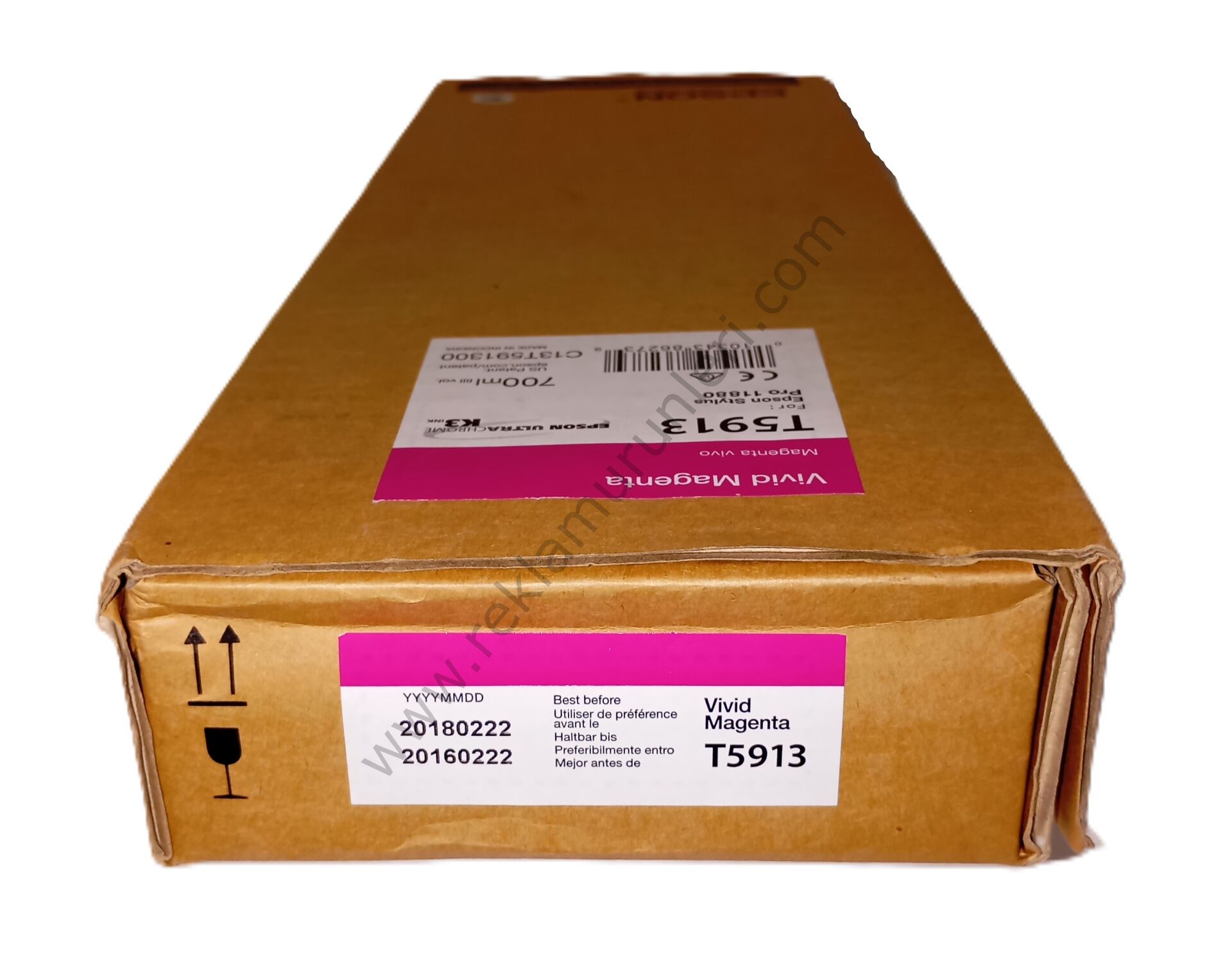Epson T5913 Vivid Magenta 700ml Kartuş 2018 Tarihli