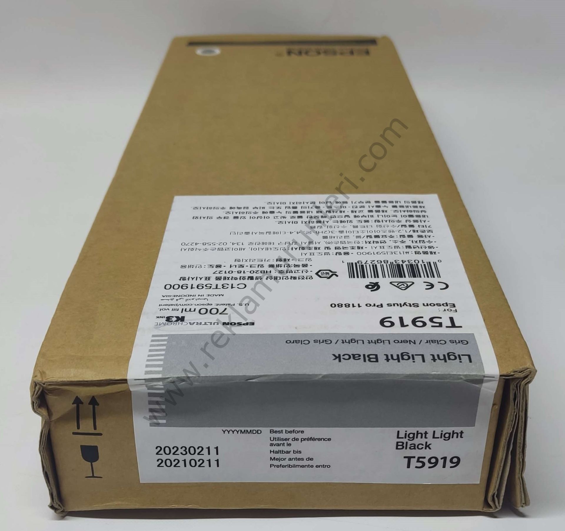 Epson T5919 Light-Light Black 700ml Kartuş 2023 Tarihli