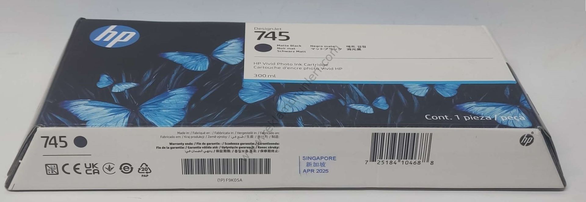 HP F9K05A Mat Black Kartuş 300ml 2025 Tarihli