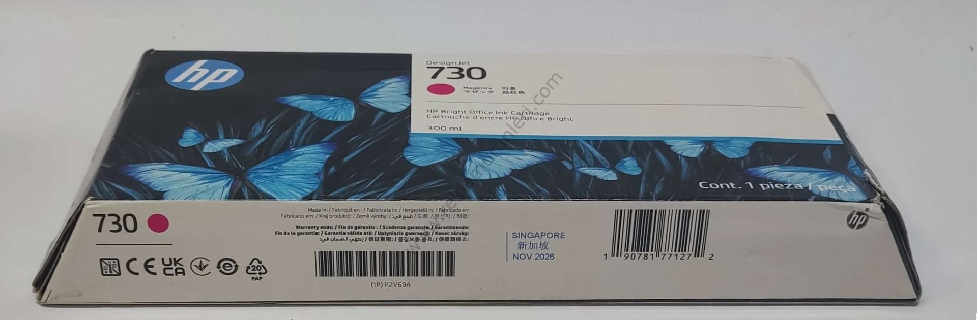 HP P2V69A Magenta Kartuş 300ml 2026 Tarihli