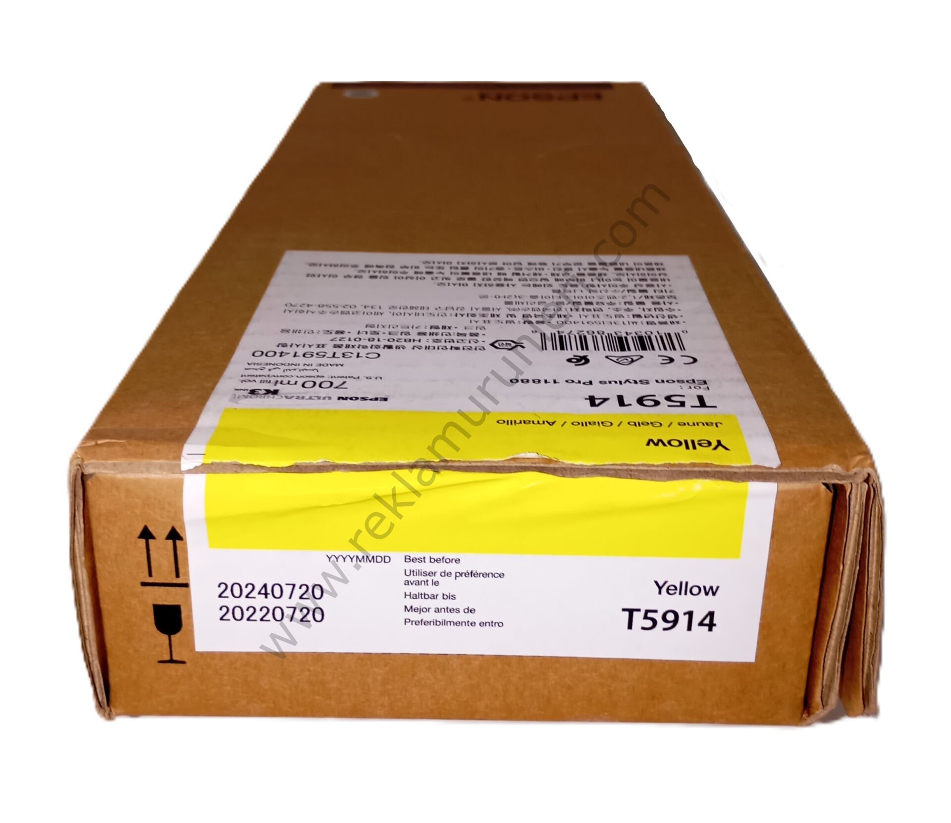 Epson T5914 Yellow 700ml Kartuş 2024 Tarihli