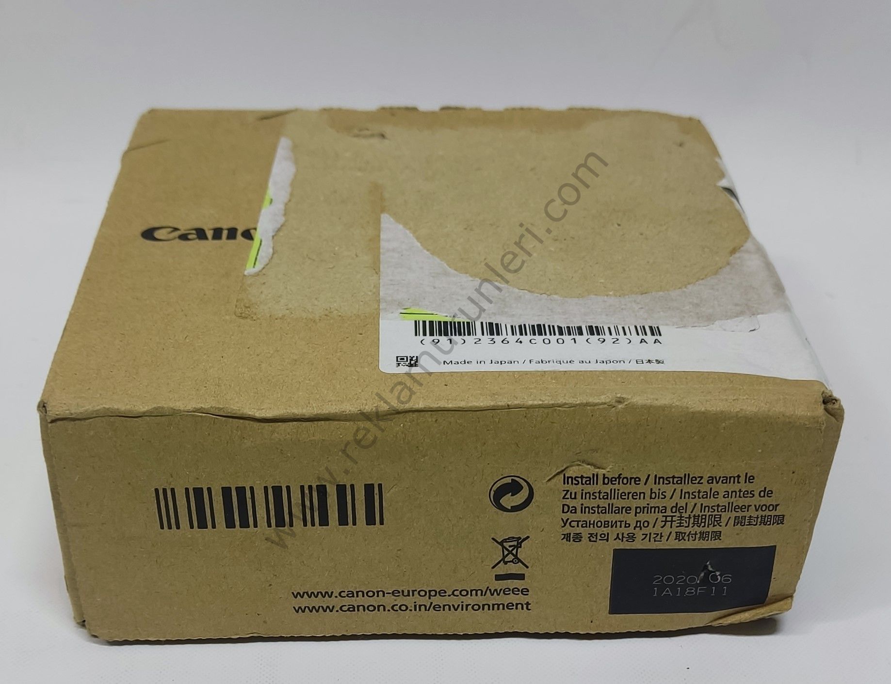 Canon PFI 110BK Photo Black Kartuş 160ml 2020 Tarihli