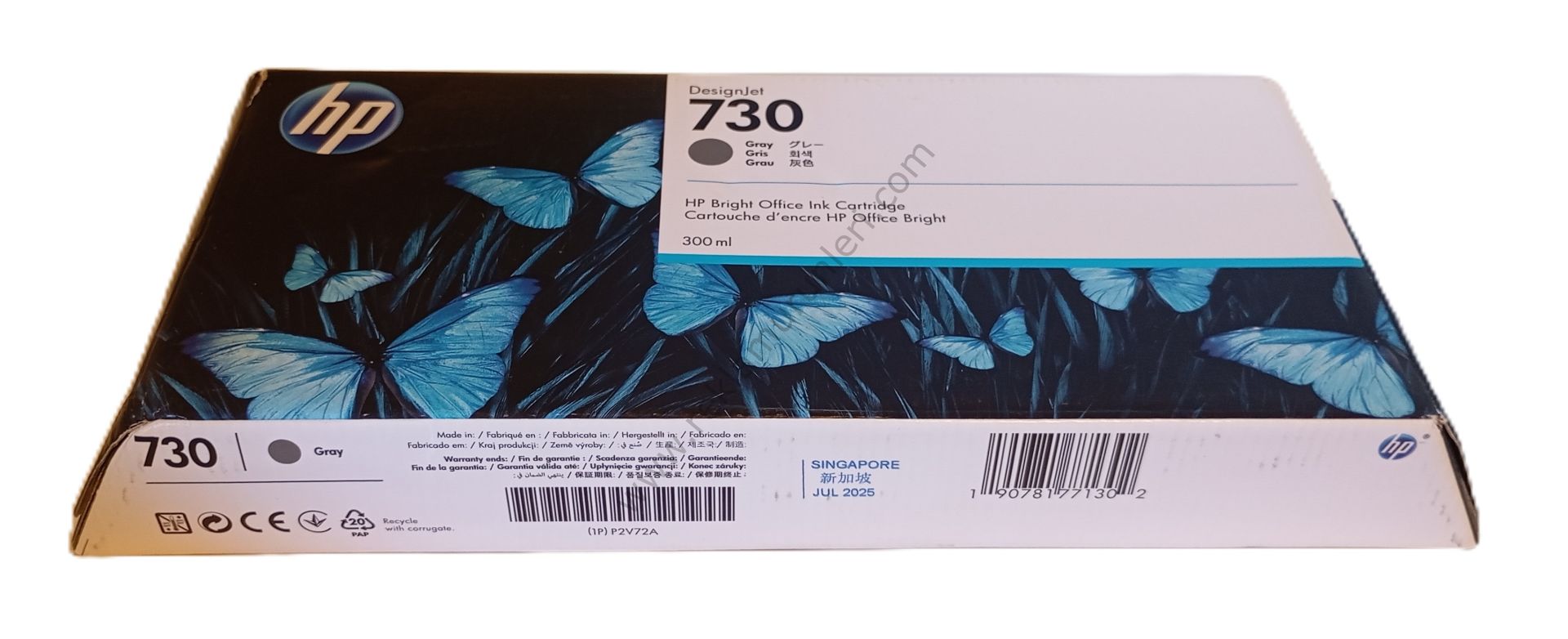 HP P2V72A Gray Kartuş 300ml 2025 Tarihli