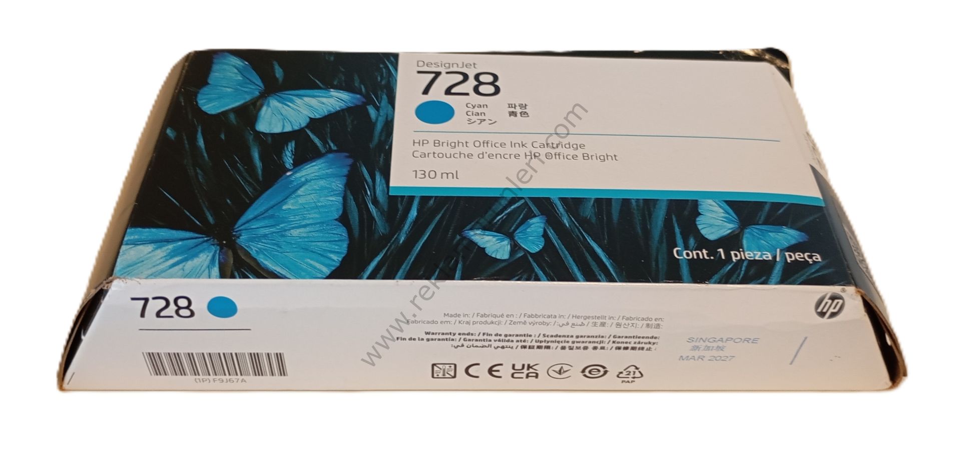 HP F9J67A Cyan Kartuş 130ml 2027 Tarihli