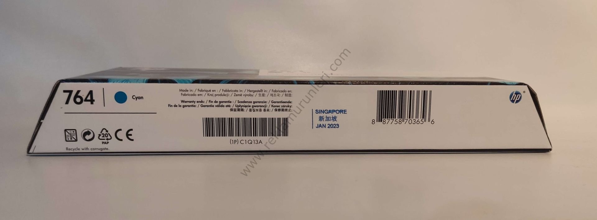 HP C1Q13A Cyan Kartuş 300ml 2023 Tarihli