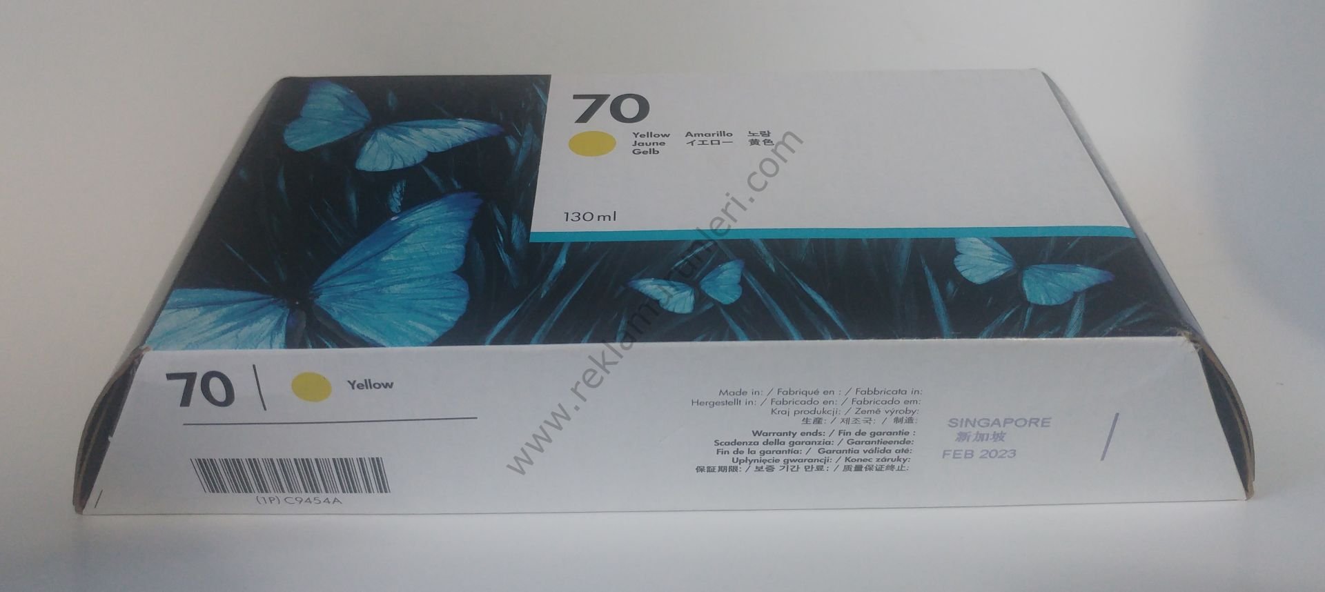 HP C9454A Yellow Kartuş 130ml 2023 Tarihli