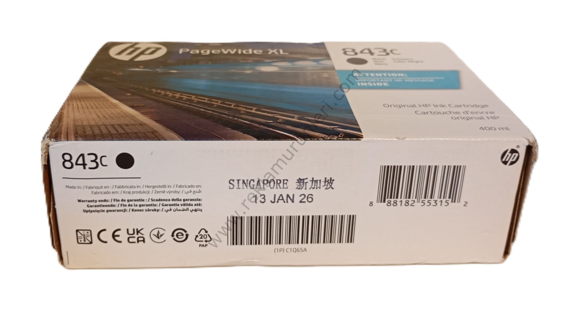 HP C1Q65A Black Kartuş 400ml 2026 Tarihli