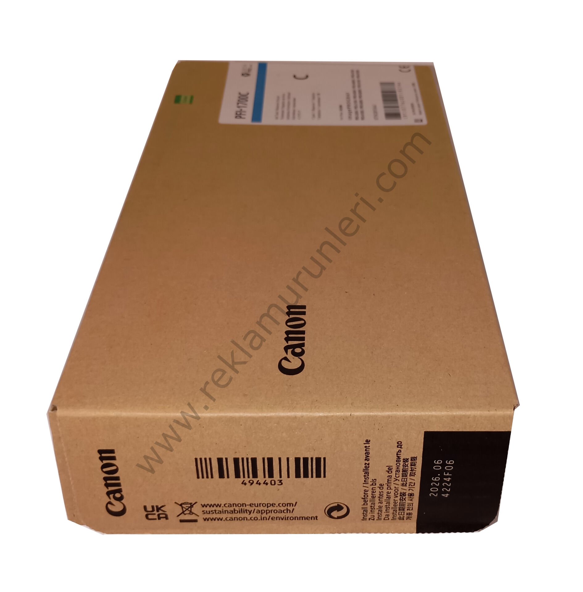 Canon PFI-1700C Cyan Kartuş 700ml 2026 Tarihli