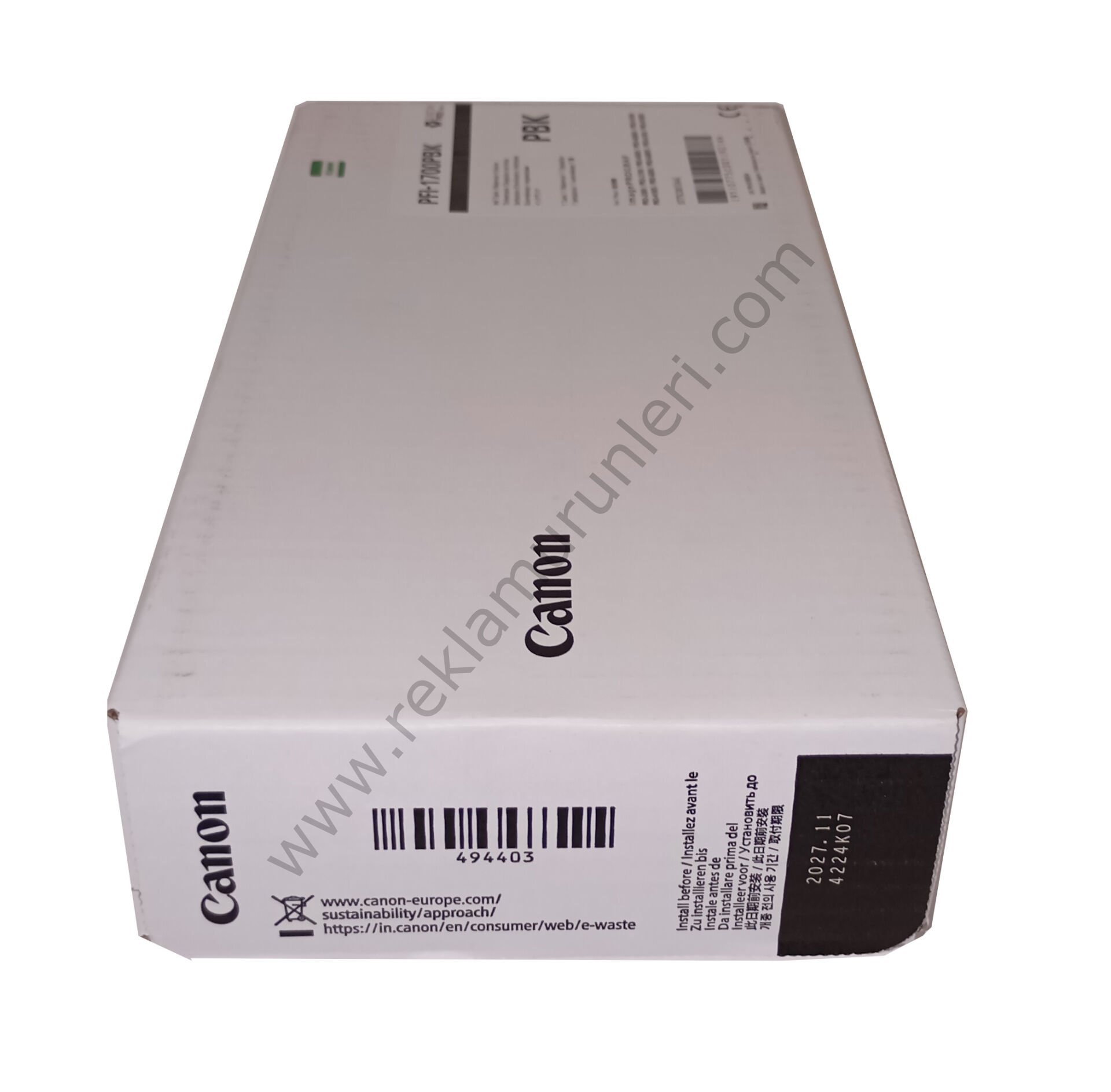 Canon PFI-1700PBK Photo Black Kartuş 700ml 2027 Tarihli