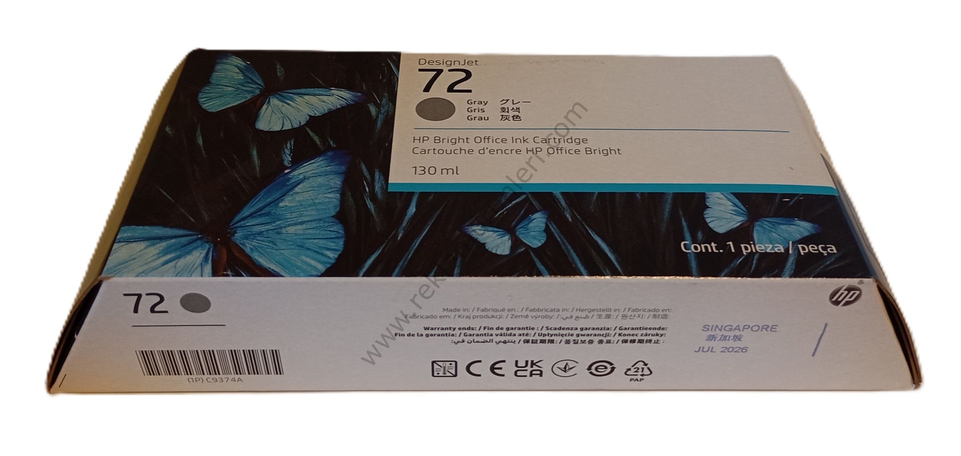 HP C9374A Gray Kartuş 130ml 2026 Tarihli