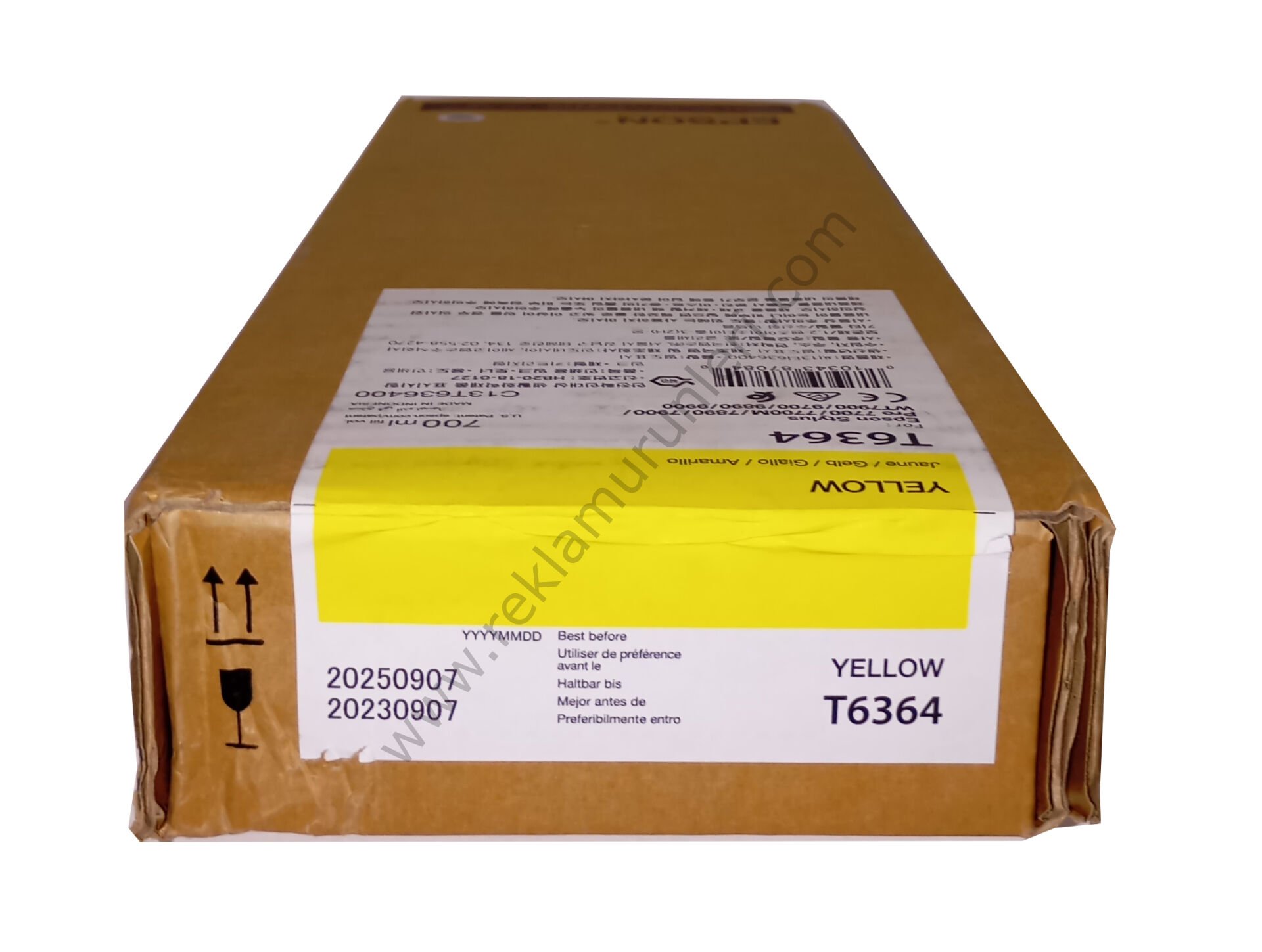 Epson T6364 Yellow 700ml Kartuş 2025 Tarihli