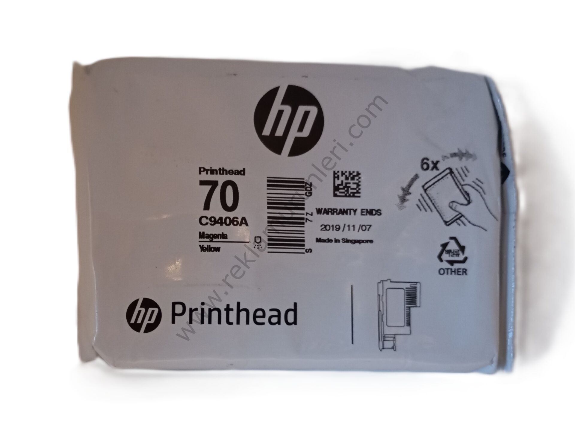 HP C9406A Magenta-Yellow Baskı Kafası 2019 Tarihli
