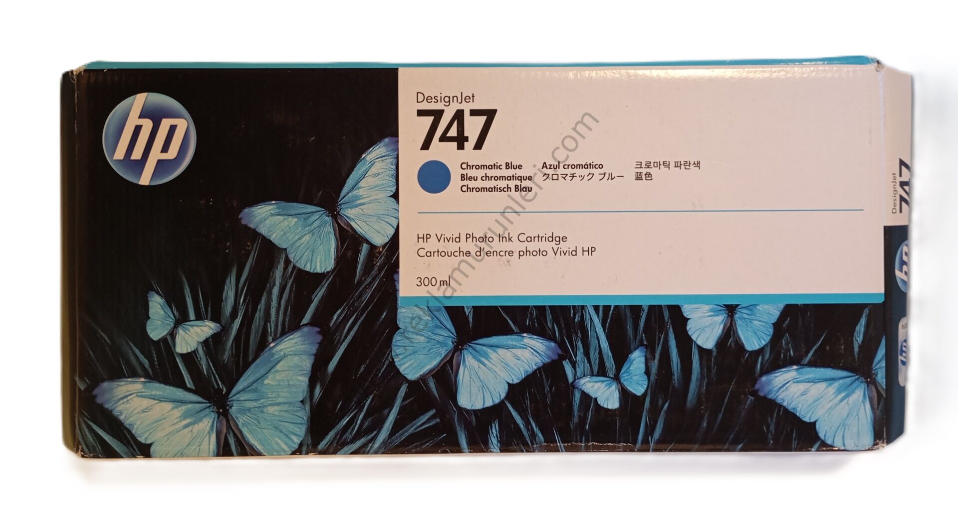 HP 747 P2V85A Chromatic Blue Kartuş 300ml