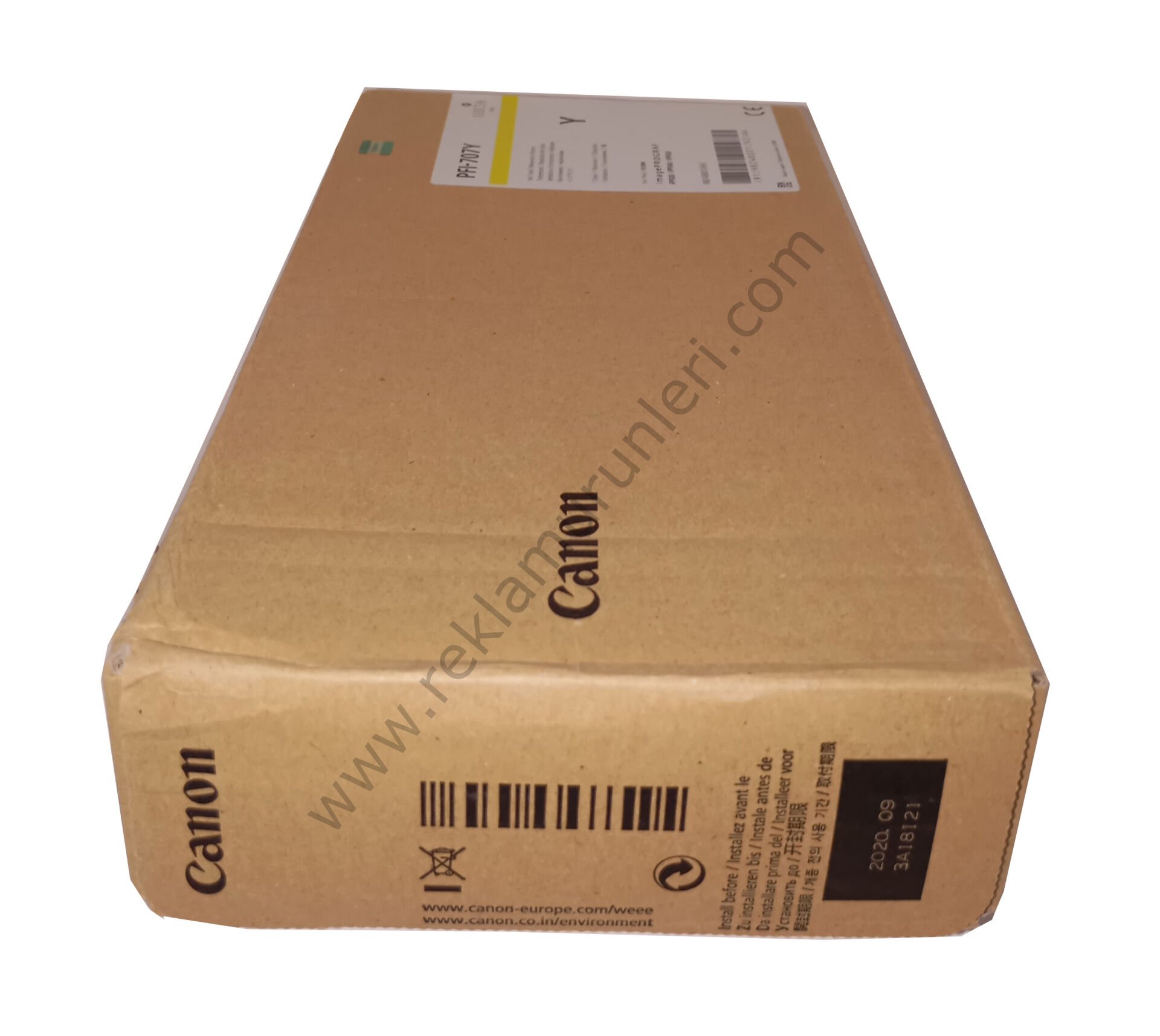 Canon PFI 707Y Yellow Kartuş 700ml 2020 Tarihli