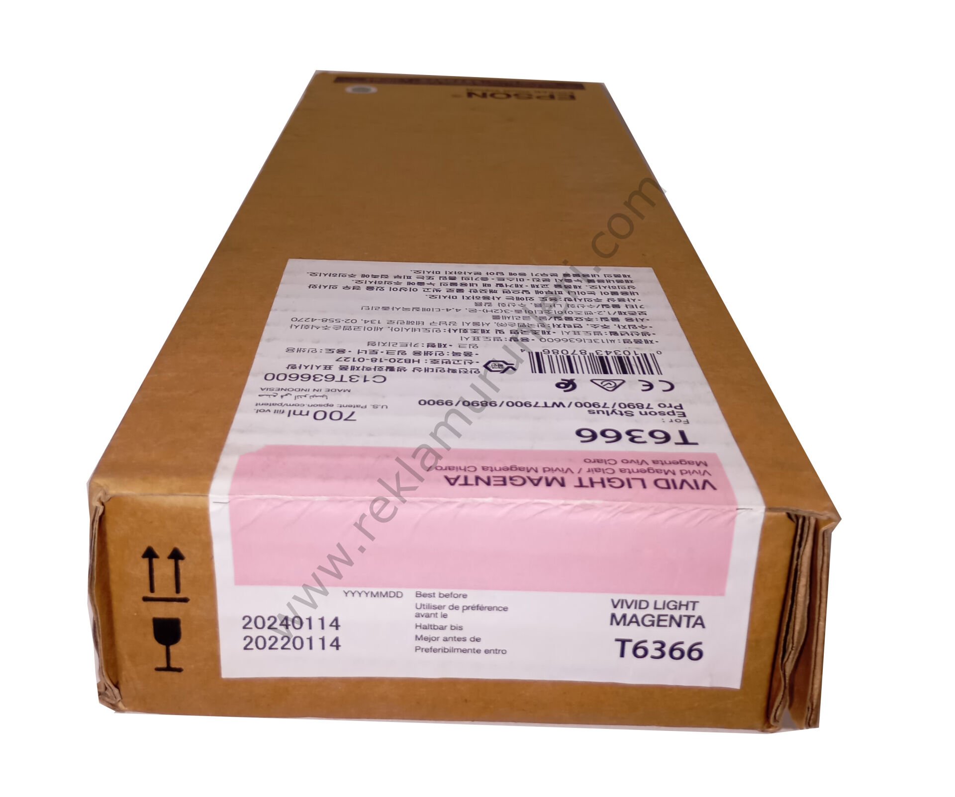 Epson T6366 Light Magenta 700ml Kartuş 2024 Tarihli