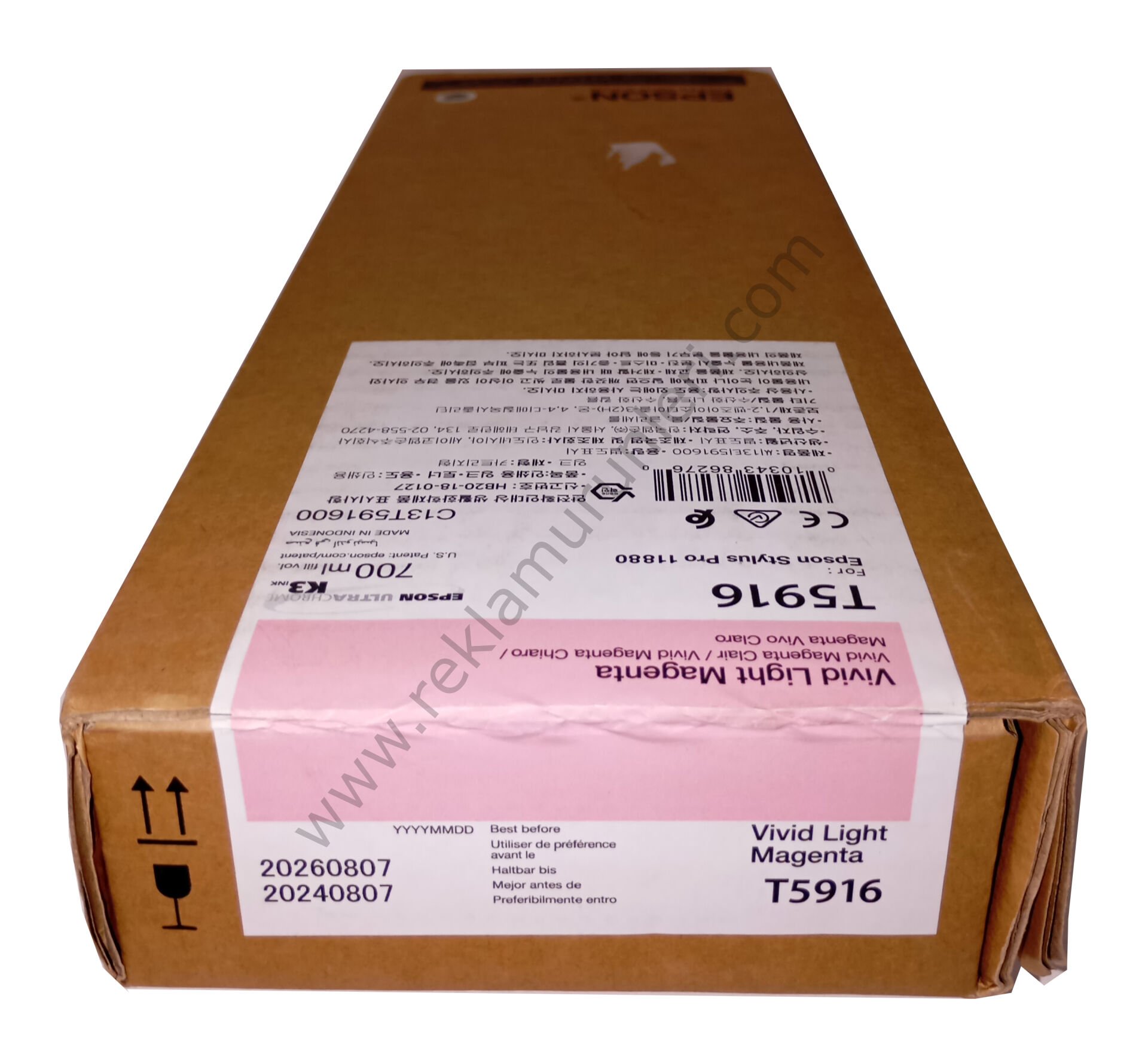 Epson T5916 Vivid Light Magenta 700ml Kartuş 2026 Tarihli