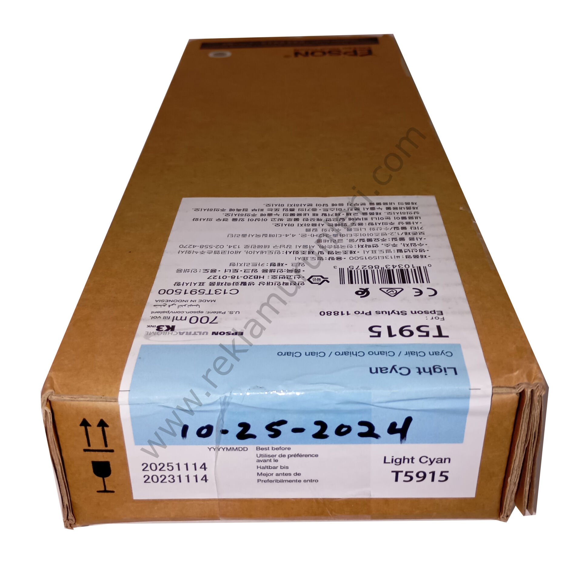 Epson T5915 Light Cyan 700ml Kartuş 2025 Tarihli