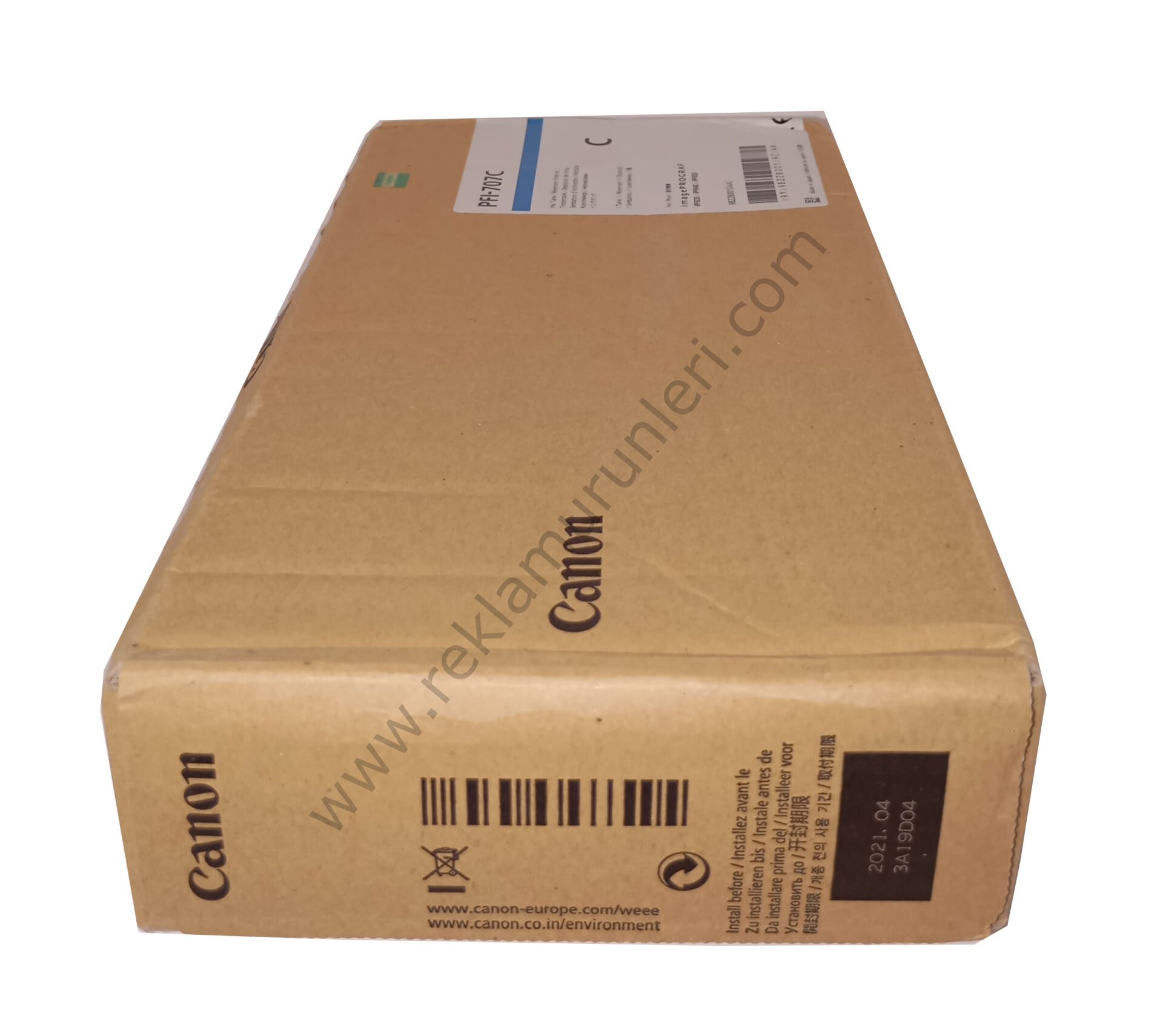Canon PFI 707C Cyan Kartuş 700ml 2021 Tarihli
