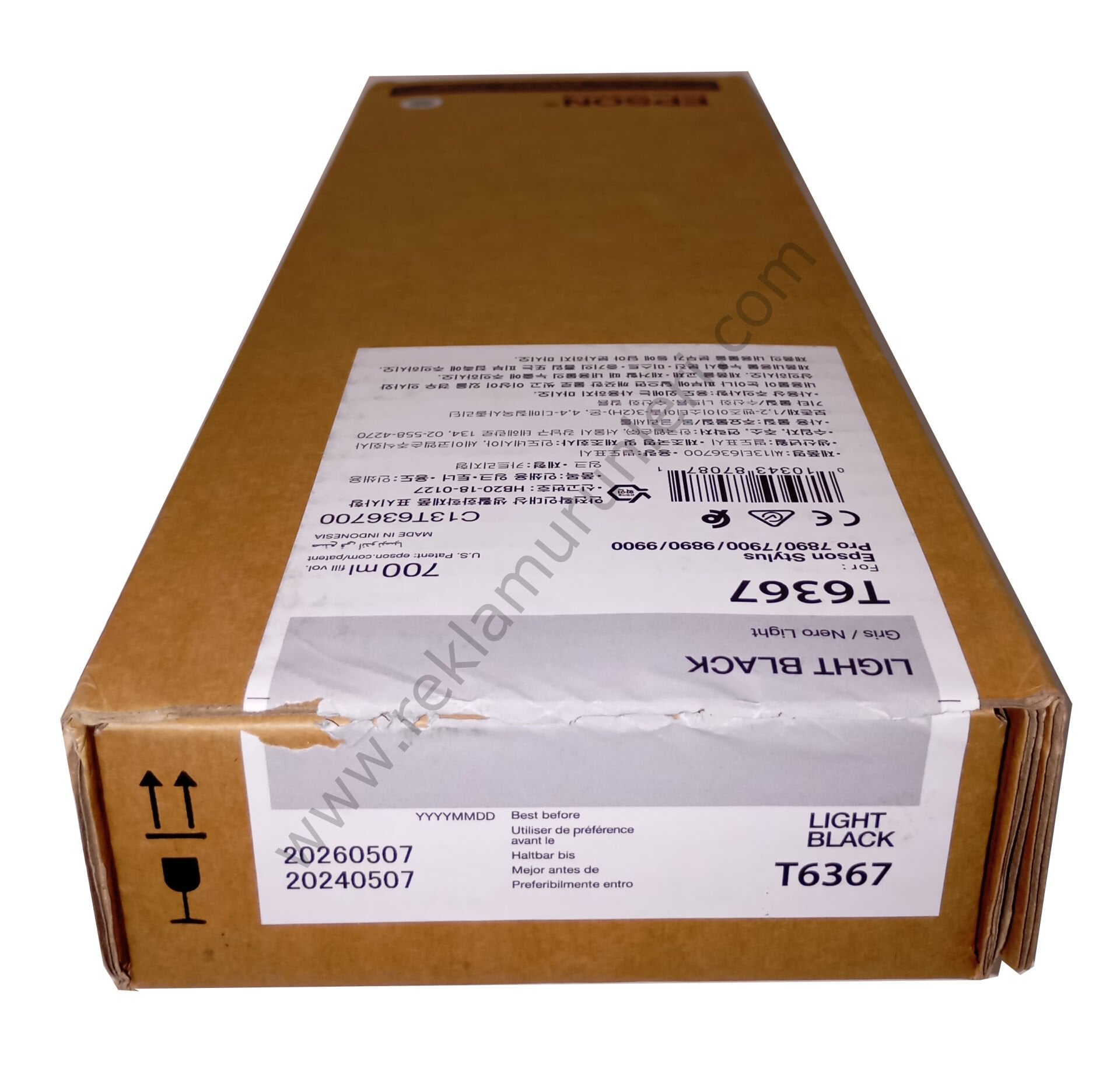 Epson T6367 Light Black 700ml Kartuş 2026 Tarihli