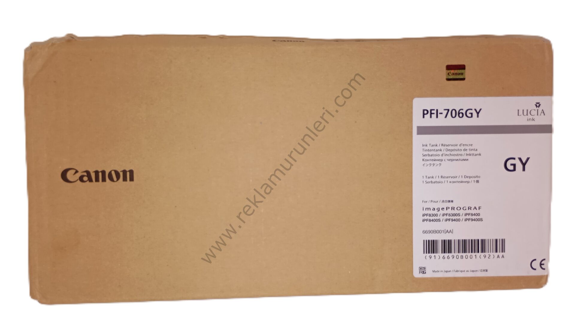 Canon PFI 706Gy Grey Kartuş 700ml