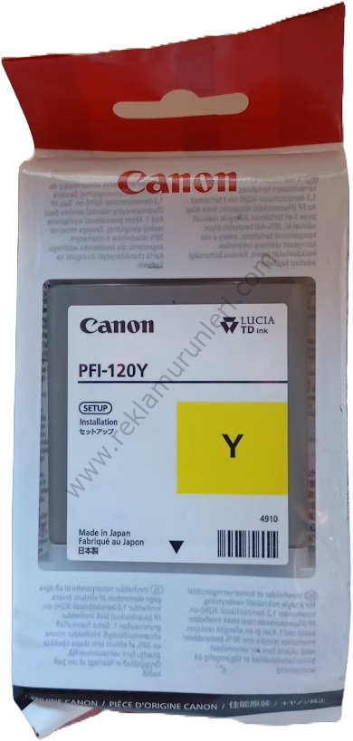 Canon Pfi-120Y Yellow 130ml Kartuş Setup 90ml