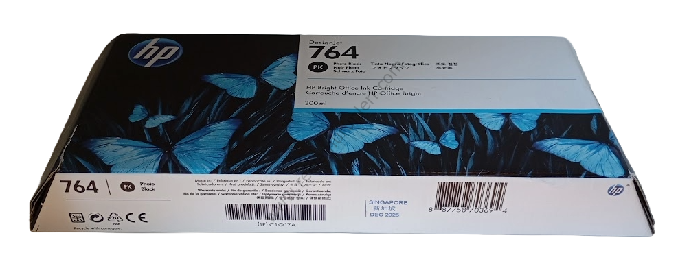 HP C1Q17A Photo Black Kartuş 300ml 2025 Tarihli