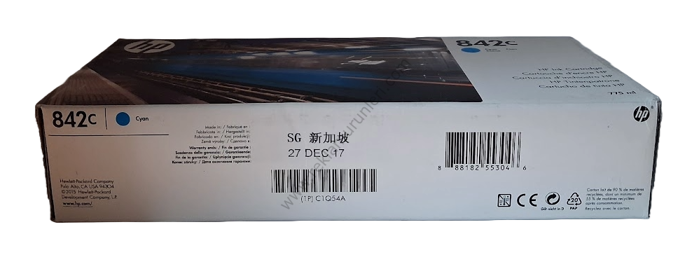HP C1Q54A Cyan Kartuş 775ml 2017 Tarihli
