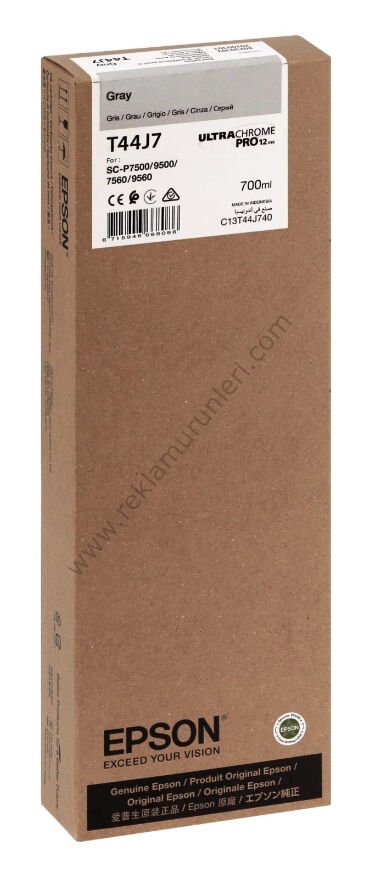 Epson T44J74 Gray Kartuş 700ml