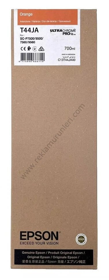 Epson T44JA4 Orange Kartuş 700ml