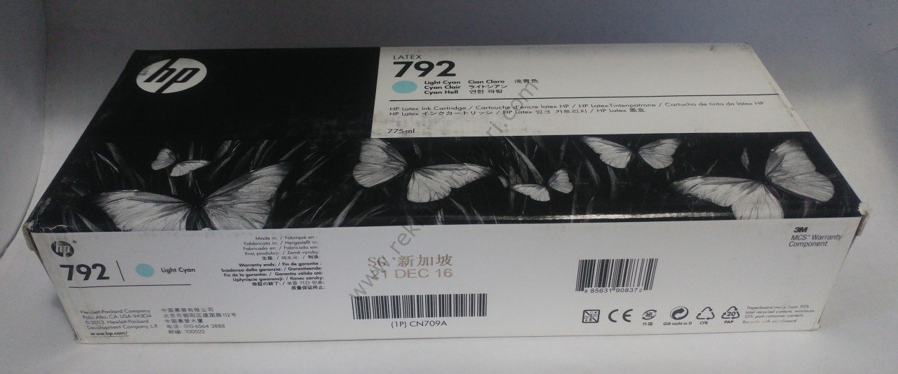 HP CN709A Light Cyan Mürekkep Kartuş 775ml 2016 Tarihli