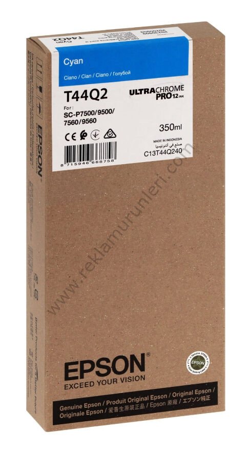 Epson T44Q24 Cyan Kartuş 350ml