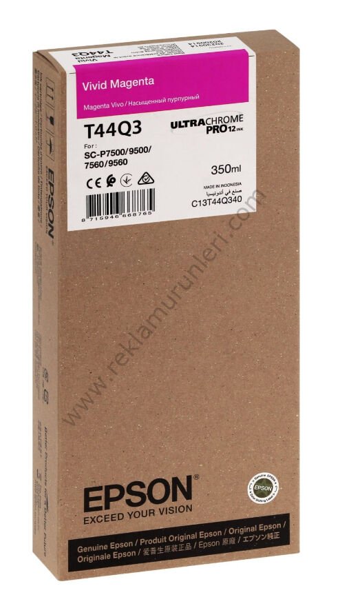 Epson T44Q34 Vivid Magenta Kartuş 350ml