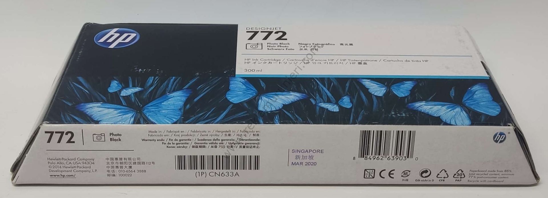 HP CN633A Photo Black Kartuş 300ml 2020 Tarihli