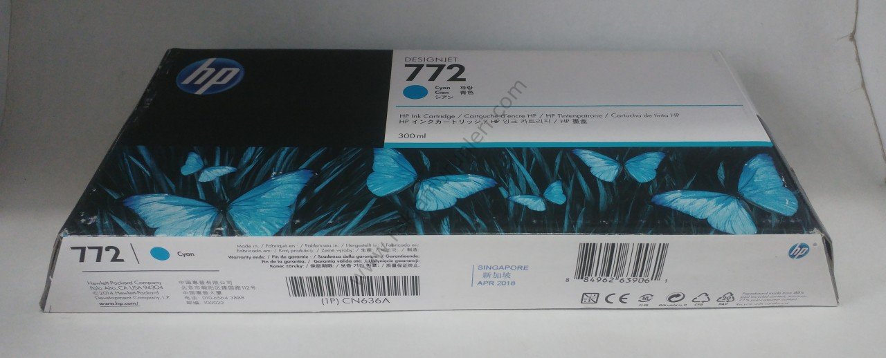HP CN636A Cyan Kartuş 300ml 2018 Tarihli