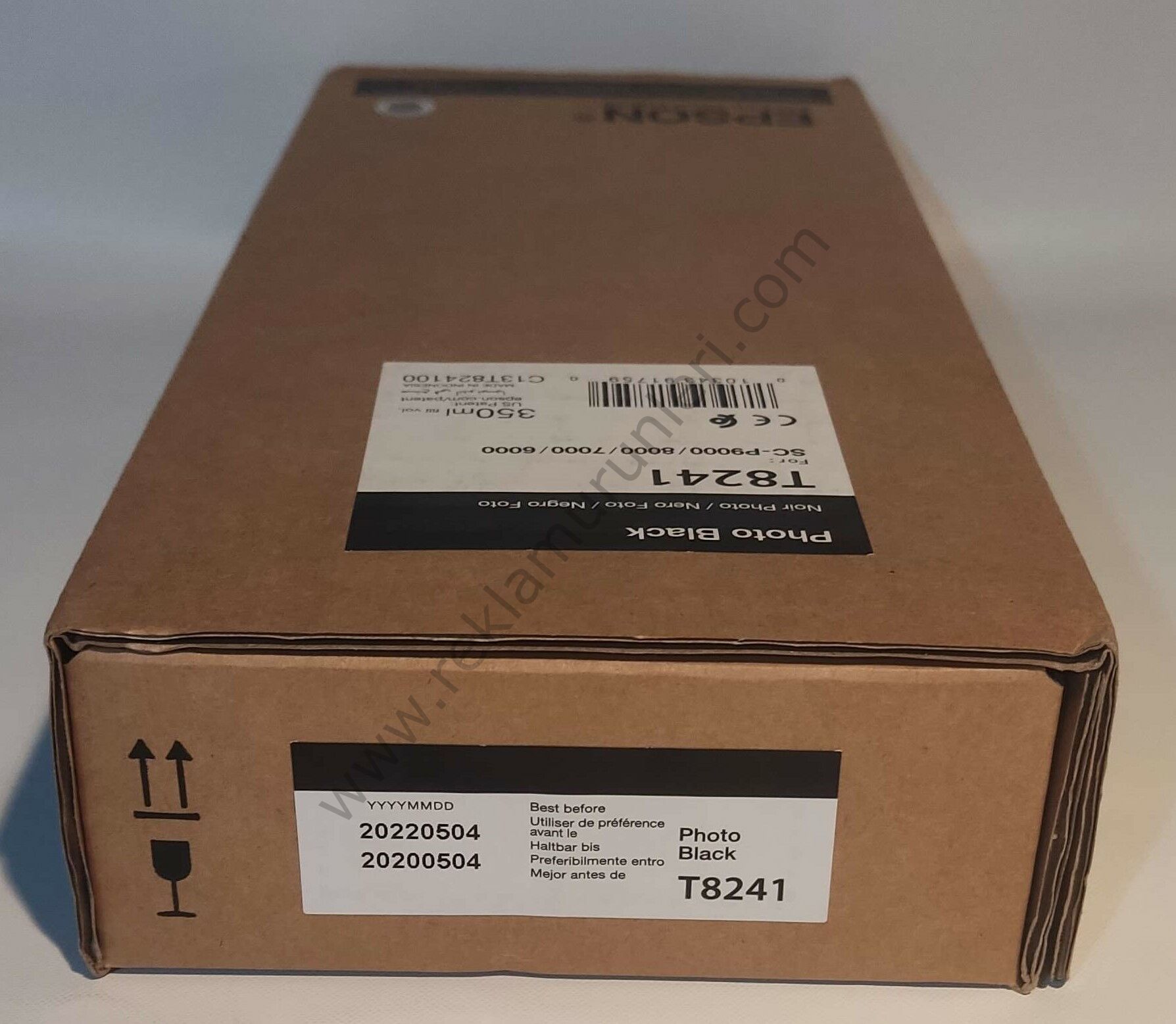 Epson T8241 Photo Black 350ml Kartuş 2022 Tarihli