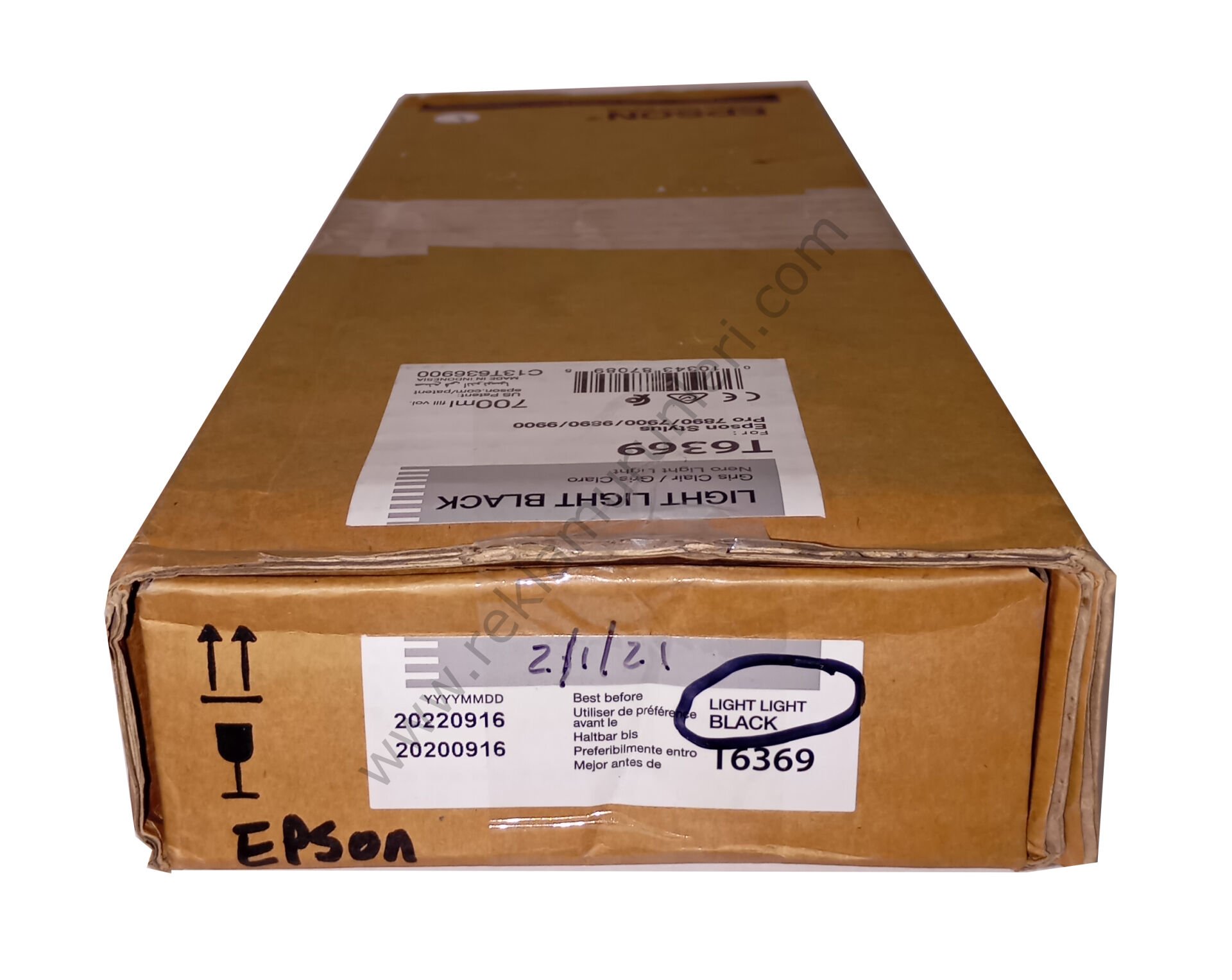 Epson T6369 Light-Light Black 700ml Kartuş 2022 Tarihli