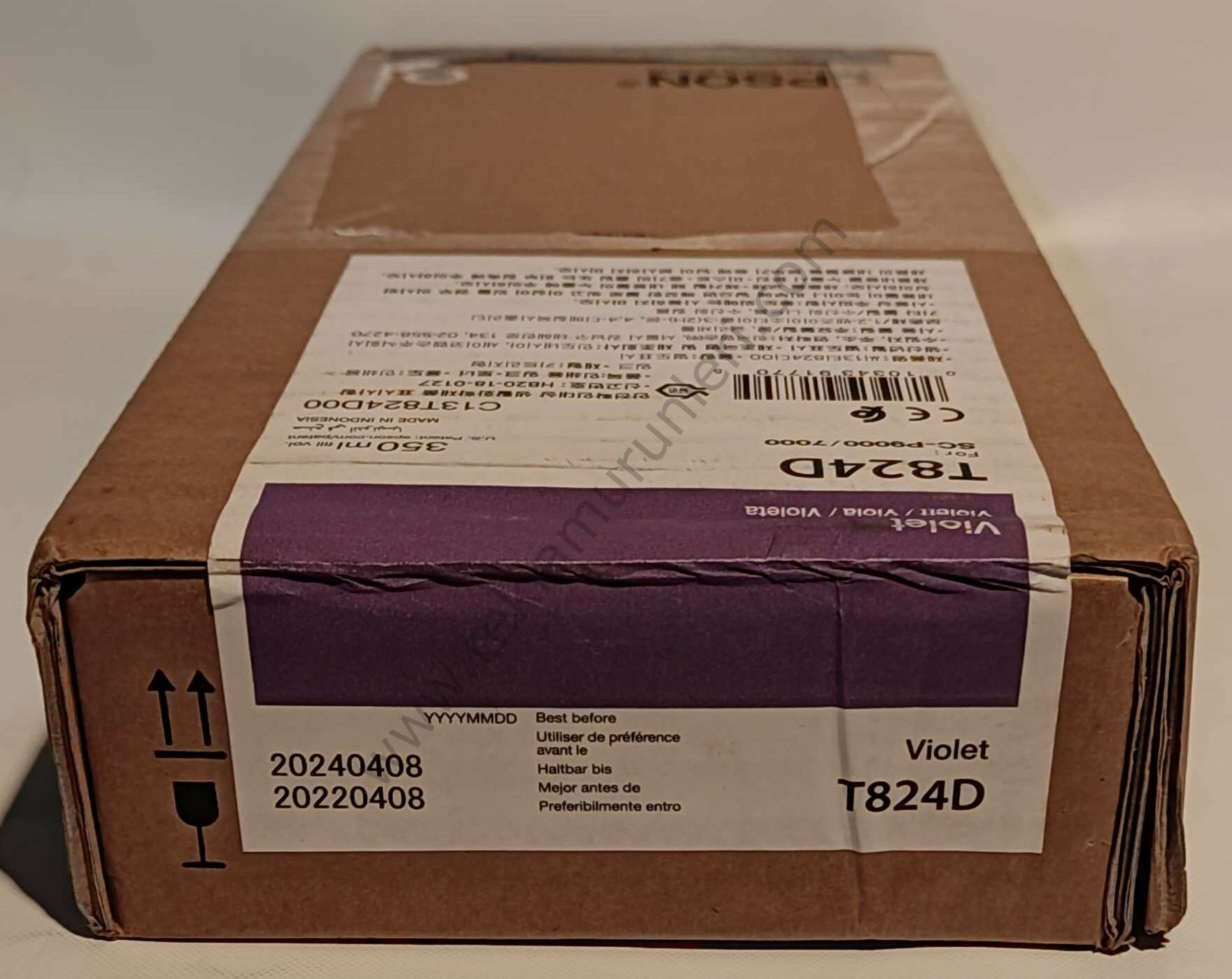 Epson T824D Violet 350ml Kartuş 2024 Tarihli