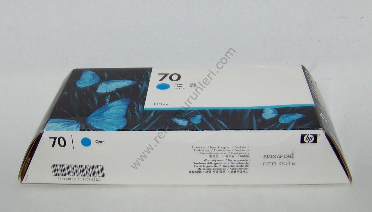 HP C9452A Cyan Kartuş 130ml 2016 Tarihli