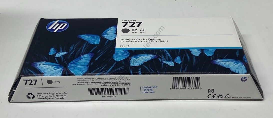 HP F9J80A Gray Kartuş 300ml 2025 Tarihli