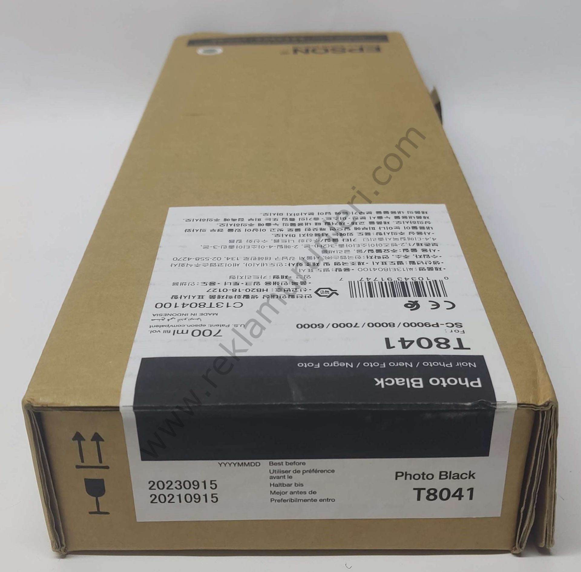 Epson T8041 Photo Black 700ml Kartuş 2023 Tarihli