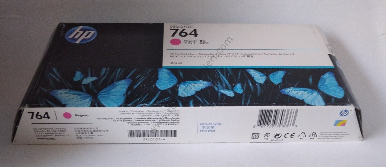 HP C1Q14A Magenta Kartuş 300ml 2021 Tarihli