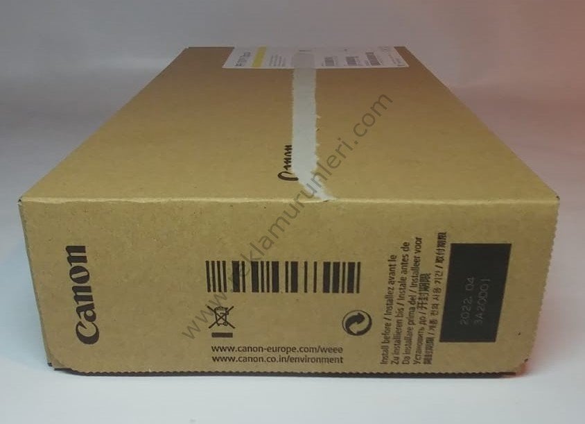 Canon PFI 707Y Yellow Kartuş 700ml 2022 Tarihli