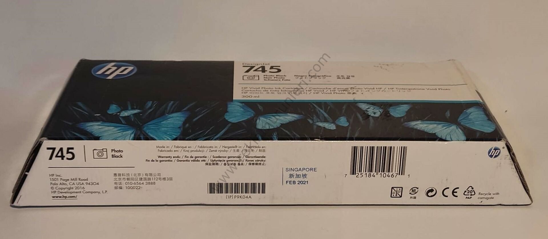 HP F9K04A Photo Black Kartuş 300ml 2021 Tarihli