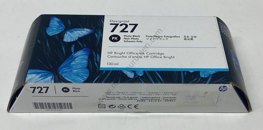 HP B3P23A Photo Black Kartuş 130ml 2024 Tarihli