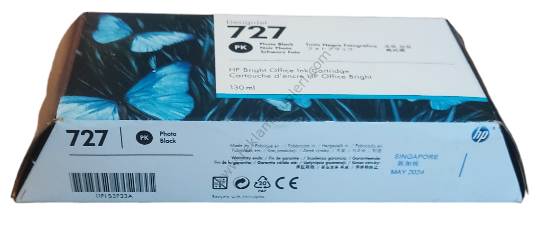 HP B3P23A Photo Black Kartuş 130ml 2024 Tarihli