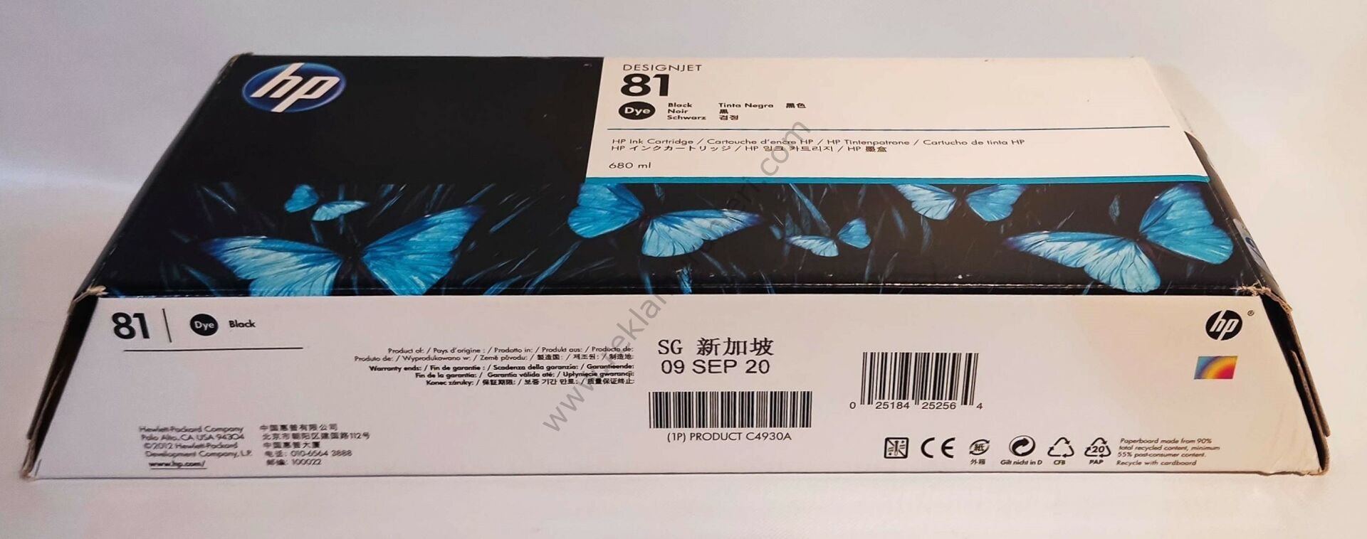 HP C4930A Black Kartuş 680ml 2020 Tarihli