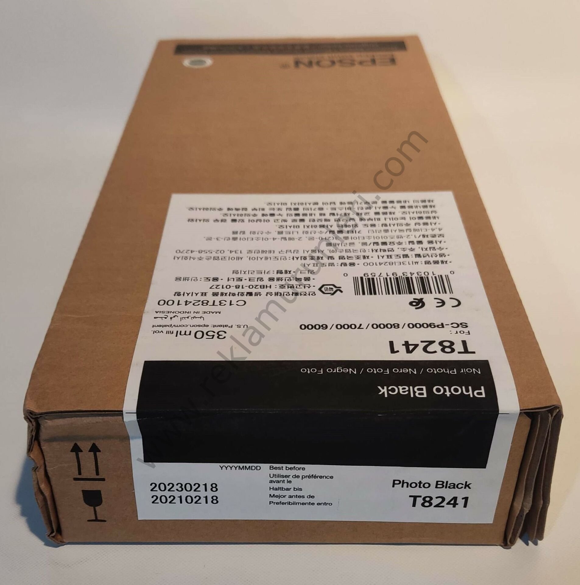 Epson T8241 Photo Black 350ml Kartuş 2023 Tarihli