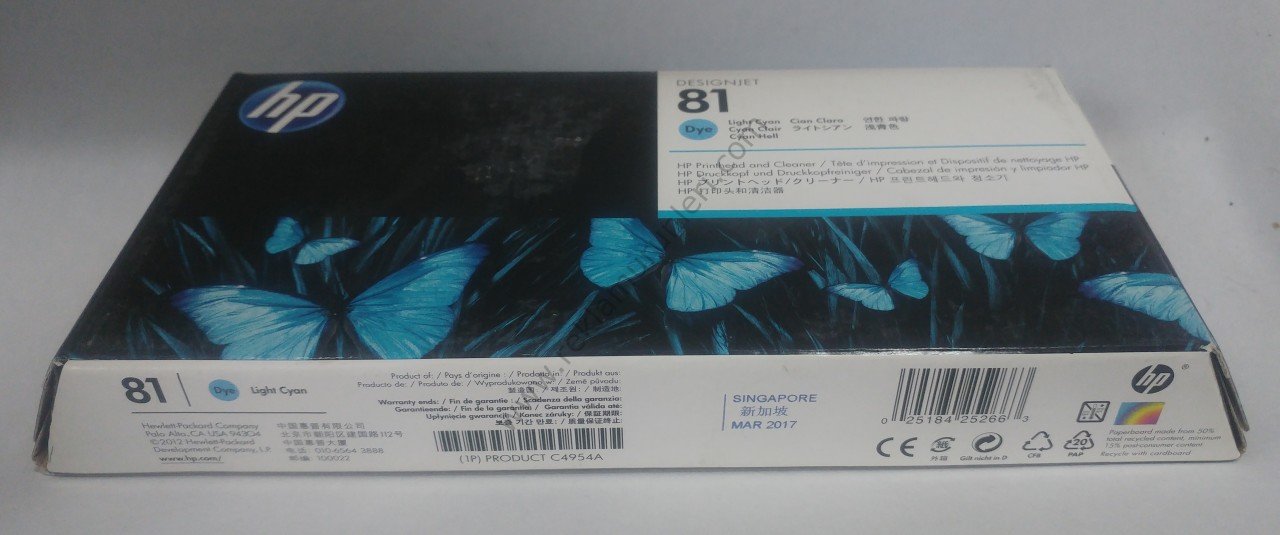 HP C4954A L.Cyan Baskı Kafası 2017 Tarihli