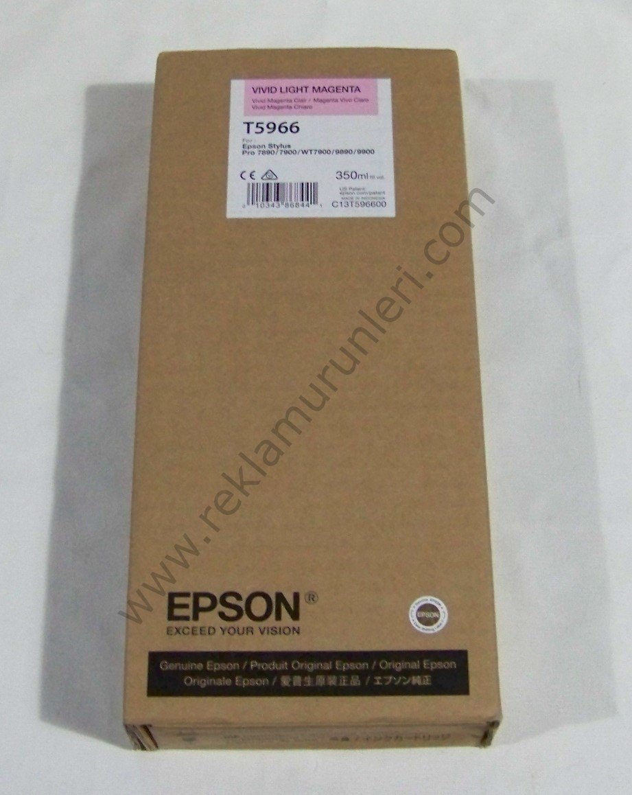 Epson T5966 Vivid Light Magenta 350ml Kartuş