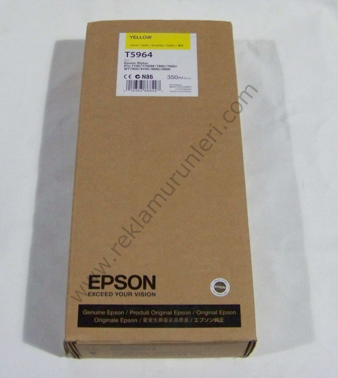 Epson T5964 Yellow 350ml Kartuş